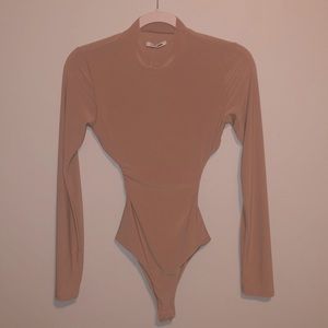 Nude Backless Bodysuit